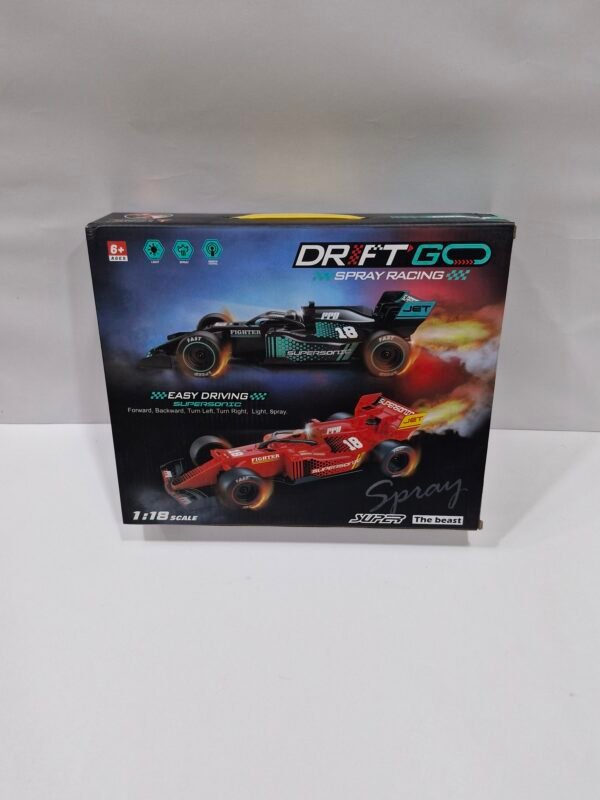 Remote Control  Drift Car with Mist Smoke Spray & Light Up RC Racing Car Toy